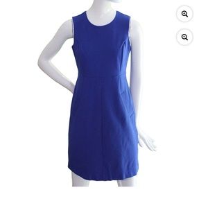Lands end blue dress with pockets